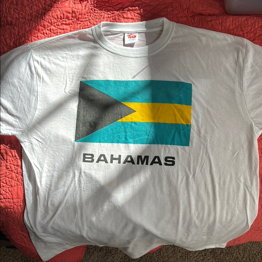 Tee Bahamas Flag White T-Shirt